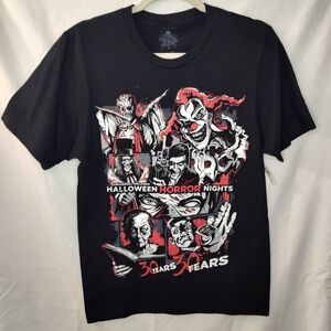 Universal Halloween Horror Nights 2020 HHN 30 Years 30 Fears Icons Shirt Small